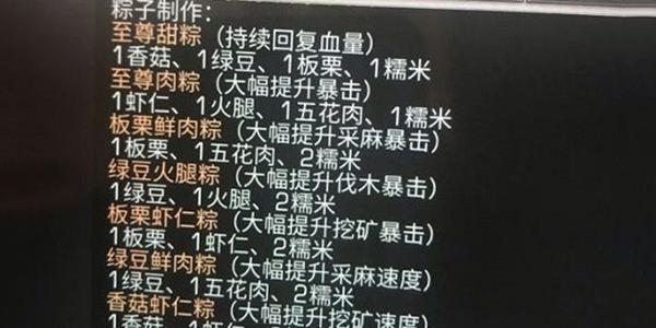 《明日之后粽子食谱2023》——游戏里的美食品尝之旅（揭秘新一季明日之后的粽子食谱，让你在游戏中也能品尝美味粽子）